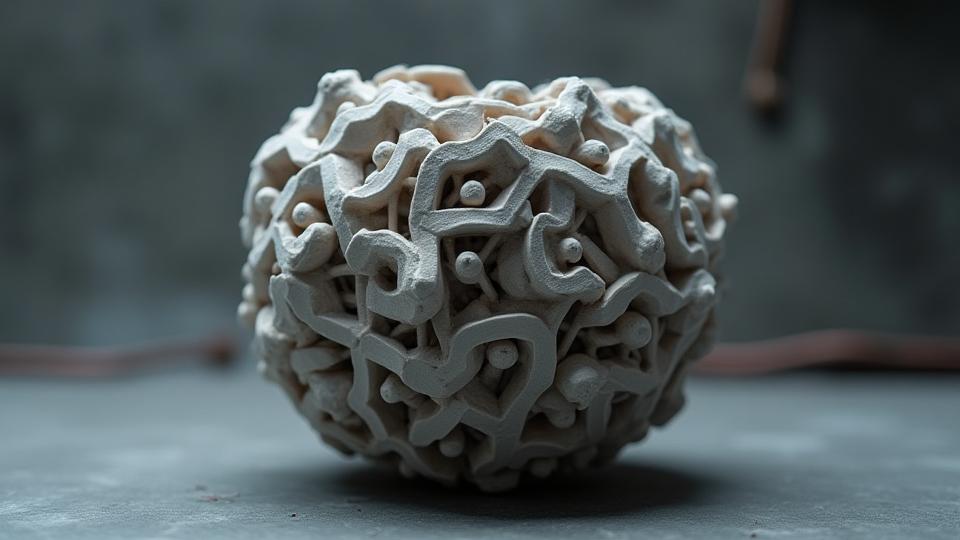 デジタルツールで設計された精密な陶器のパーツ